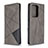 Leather Case Stands Flip Cover Holder B07F for Samsung Galaxy S20 Plus 5G Gray