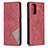 Leather Case Stands Flip Cover Holder B07F for Xiaomi Poco M5S Red