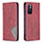 Leather Case Stands Flip Cover Holder B07F for Xiaomi Redmi Note 11 5G Red