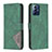 Leather Case Stands Flip Cover Holder B08F for Motorola Moto G Power (2022) Green
