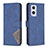 Leather Case Stands Flip Cover Holder B08F for OnePlus Nord N20 5G Blue