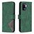 Leather Case Stands Flip Cover Holder B08F for Oppo A94 4G Green