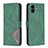 Leather Case Stands Flip Cover Holder B08F for Samsung Galaxy A05 Green