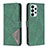 Leather Case Stands Flip Cover Holder B08F for Samsung Galaxy A23 5G Green