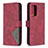 Leather Case Stands Flip Cover Holder B08F for Samsung Galaxy A52 5G Red