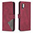 Leather Case Stands Flip Cover Holder B08F for Samsung Galaxy Note 10 Plus 5G Red