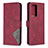 Leather Case Stands Flip Cover Holder B08F for Samsung Galaxy Note 20 Ultra 5G Red