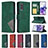 Leather Case Stands Flip Cover Holder B08F for Samsung Galaxy S20