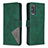 Leather Case Stands Flip Cover Holder B08F for Samsung Galaxy S20 Green
