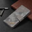 Leather Case Stands Flip Cover Holder B08F for Samsung Galaxy S21 Plus 5G