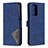 Leather Case Stands Flip Cover Holder B08F for Xiaomi Mi 11T 5G Blue