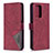 Leather Case Stands Flip Cover Holder B08F for Xiaomi Mi 11T 5G Red