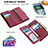 Leather Case Stands Flip Cover Holder B09F for Samsung Galaxy A51 4G