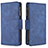 Leather Case Stands Flip Cover Holder B09F for Samsung Galaxy A51 4G Blue