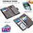 Leather Case Stands Flip Cover Holder B09F for Samsung Galaxy A71 5G