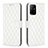 Leather Case Stands Flip Cover Holder B11F for Oppo Reno5 Z 5G White
