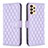 Leather Case Stands Flip Cover Holder B11F for Samsung Galaxy A33 5G Purple