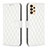 Leather Case Stands Flip Cover Holder B11F for Samsung Galaxy A33 5G White