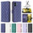 Leather Case Stands Flip Cover Holder B11F for Samsung Galaxy M04