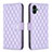 Leather Case Stands Flip Cover Holder B11F for Samsung Galaxy M04 Purple