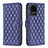 Leather Case Stands Flip Cover Holder B11F for Samsung Galaxy S20 Ultra 5G Blue