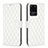 Leather Case Stands Flip Cover Holder B11F for Samsung Galaxy S20 Ultra 5G White