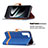 Leather Case Stands Flip Cover Holder B11F for Samsung Galaxy S23 Plus 5G