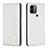 Leather Case Stands Flip Cover Holder B11F for Xiaomi Redmi A1 Plus White