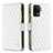 Leather Case Stands Flip Cover Holder B12F for Oppo F19 Pro White