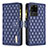 Leather Case Stands Flip Cover Holder B12F for Samsung Galaxy S20 Ultra 5G Blue