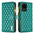 Leather Case Stands Flip Cover Holder B12F for Samsung Galaxy S20 Ultra 5G Green