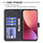 Leather Case Stands Flip Cover Holder B12F for Xiaomi Mi 12 Pro 5G