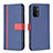 Leather Case Stands Flip Cover Holder B13F for OnePlus Nord N200 5G