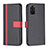 Leather Case Stands Flip Cover Holder B13F for Samsung Galaxy S20 Plus 5G Black