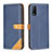 Leather Case Stands Flip Cover Holder B14F for Vivo Y20