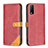 Leather Case Stands Flip Cover Holder B14F for Vivo Y20
