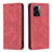 Leather Case Stands Flip Cover Holder B15F for OnePlus Nord N300 5G Red