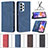 Leather Case Stands Flip Cover Holder B15F for Samsung Galaxy A23 5G
