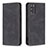 Leather Case Stands Flip Cover Holder B15F for Samsung Galaxy S20 Black