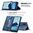 Leather Case Stands Flip Cover Holder B15F for Vivo Y30