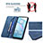 Leather Case Stands Flip Cover Holder B15F for Xiaomi Mi 10i 5G