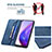 Leather Case Stands Flip Cover Holder B15F for Xiaomi Redmi K30S 5G
