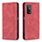 Leather Case Stands Flip Cover Holder B15F for Xiaomi Redmi K30S 5G Red