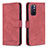 Leather Case Stands Flip Cover Holder B15F for Xiaomi Redmi Note 11S 5G Red