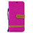 Leather Case Stands Flip Cover Holder B16F for Samsung Galaxy M10 Hot Pink