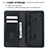 Leather Case Stands Flip Cover Holder B17F for Samsung Galaxy A20e