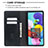 Leather Case Stands Flip Cover Holder B17F for Samsung Galaxy A51 4G