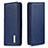 Leather Case Stands Flip Cover Holder B17F for Samsung Galaxy Note 10 Plus 5G Blue