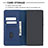 Leather Case Stands Flip Cover Holder B17F for Samsung Galaxy Note 20 Ultra 5G