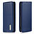 Leather Case Stands Flip Cover Holder B17F for Samsung Galaxy Note 20 Ultra 5G Blue